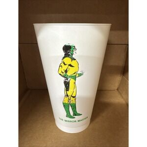 *VTG* 1973 DC Comics 7-11 7-Eleven Slurpee PLASTIC Cup THE MIRROR MASTER 70s CUP